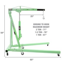 CRANE FOLDING ENGIN 2TON