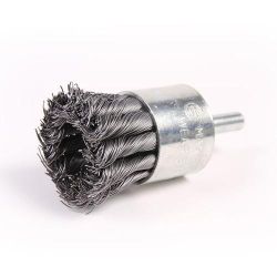 BRUSH WIRE END 1" KNOT SS