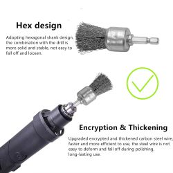 BRUSH WIRE DEBUR HSS 1