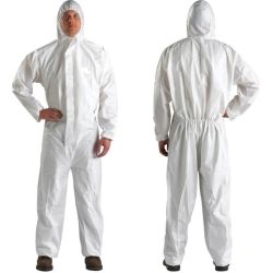 COVERALL DISPOSABLE MED 