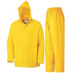RAINSUIT YEL 0.3MM 3XL PVC/POLYESTER