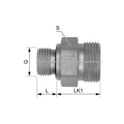 ADAPTOR GE 16 SR 1/2" 