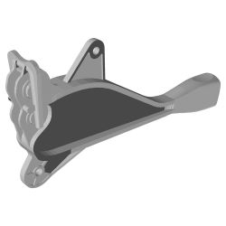 BLUE CONTROL LEVER FOR SLEWING SECT.FOR PK15500