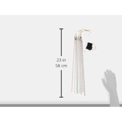 LIGHT SNOWFALL 8TUBE WHT