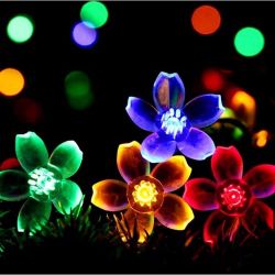 LIGHT SOLAR 50LED MULTIC CHERRY BLOSSOM