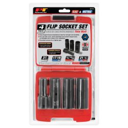 SOCKET FLIP SET 4PC 4.5DR