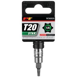 SKT BIT STAR T-20 1/4"DR