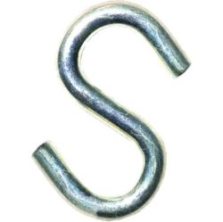 S-HOOK 20LB CAPA STL ZINC