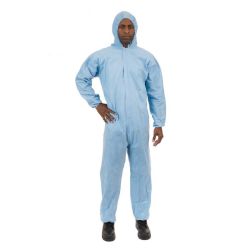 COVERALL FR W/HOOD ELASTIC WRIST & ANKLE