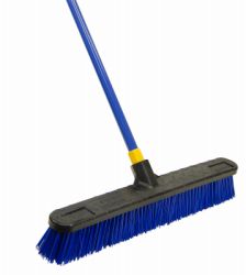 BROOM PUSH STIF POLY 24"