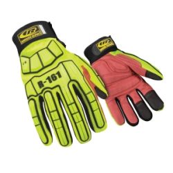 GLOVE HI-VIZ SM SYNTHETIC