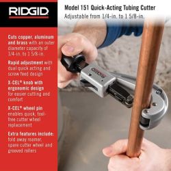 CUTTER TUBING 151 QUICK-ACTING