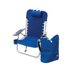 CHAIR BLUE W/REM BAGPACK