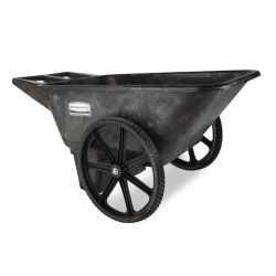 CART GARDEN 7.5CU FT BLK 3000LB CAPC 27.5X33X57.2