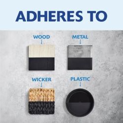 PAINT SPRAY FLAT BLK 12OZ 334020