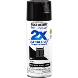 PAINT SPRAY BLK GLS 12OZ GLOSS PAINTERS TOUCH