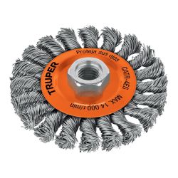 WHEEL WIRE 4"X5/8"KNOT CS