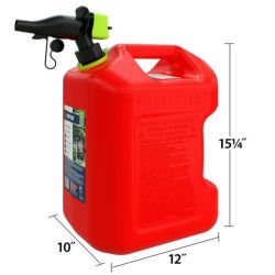 CAN GAS 5GAL RED