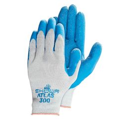 GLOVE RUBBER PALM MD BLUE