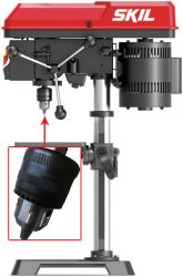 CHUCK 1/2' KEYED FOR DP9505-00 DRILL PRESS 5-13MM