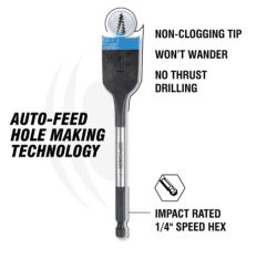 BIT DRILL WOODBOR 6-1/2
