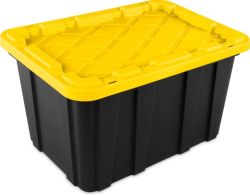 BIN STORAGE YELL/BLK 27G