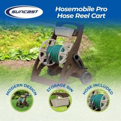 CART HOSE REEL 225' MOCHA HOLD