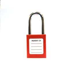 LOCK 38MM STEEL SHACK RED