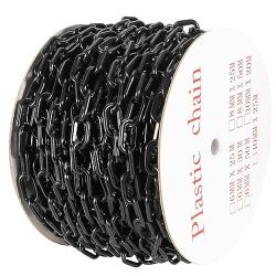 CHAIN PLASTIC#8 BLK 164'R
