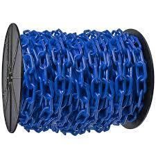 CHAIN PLASTIC#8 BLU 164'R