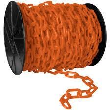 CHAIN PLASTIC#8 ORG 164'R