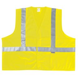 VEST SOLID YEL (SIL/T) SM