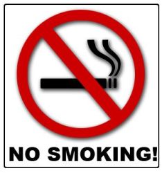 SIGN "NO SMOKING"  