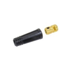 CONNECTOR CABLE 1/0-2/0 DINSE TYPE MACH PLUG MALE