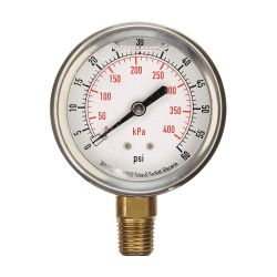 GAUGE 2.5X60 LOW PRESSURE