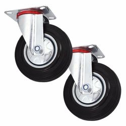 WHEEL CASTER 2" 2PK BLK 235862
