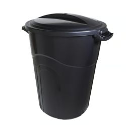 CAN TRASH W/LID 32GAL