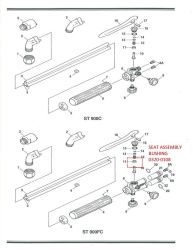 SEAT BUSHING T/BDY CA2460 BDYLVR BETWEN SEAT&SPRING