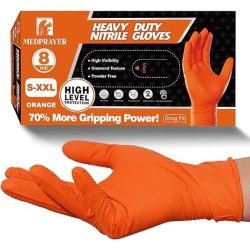 GLOVE NITRILE 8ML ORG XL