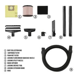 VACUUM WETDRY 16G 6.5HP 12A VJH1612PF0202