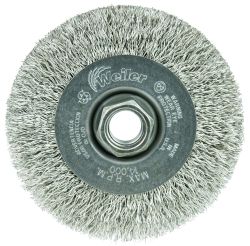 WHEEL WIRE CRIMP 2-1/2"SS NARROW 0.014 5/8"- 11AH