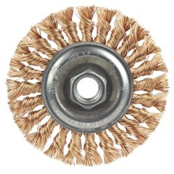 WHEEL WIRE KNT 4"BRNZ
