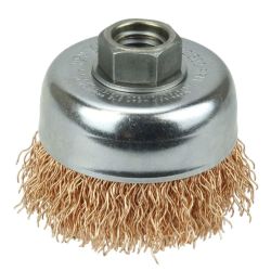 BRUSH CUP CRIMP 3" BRONZE