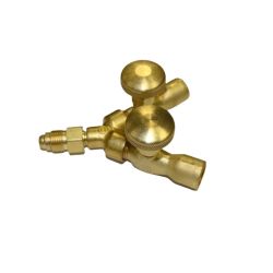 CONNECTOR Y W/VALVE INERT
