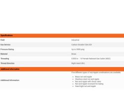 NUT IN REG CO2 CGA320 FEM
