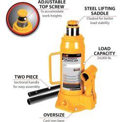 JACK HYDRAULIC BOTTL 2TON 