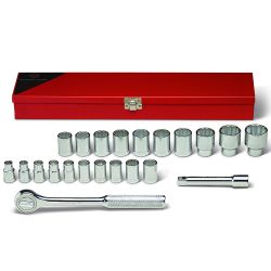 SOCKET 1/2DR 22PC 9-32MM