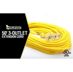 CORD EXT 50' 12/3 YELL