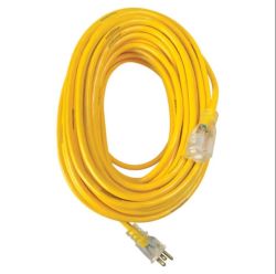 CORD EXT 100' 12/3 YELL