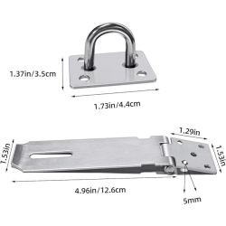 HASP GATE LOCK SILVER 5